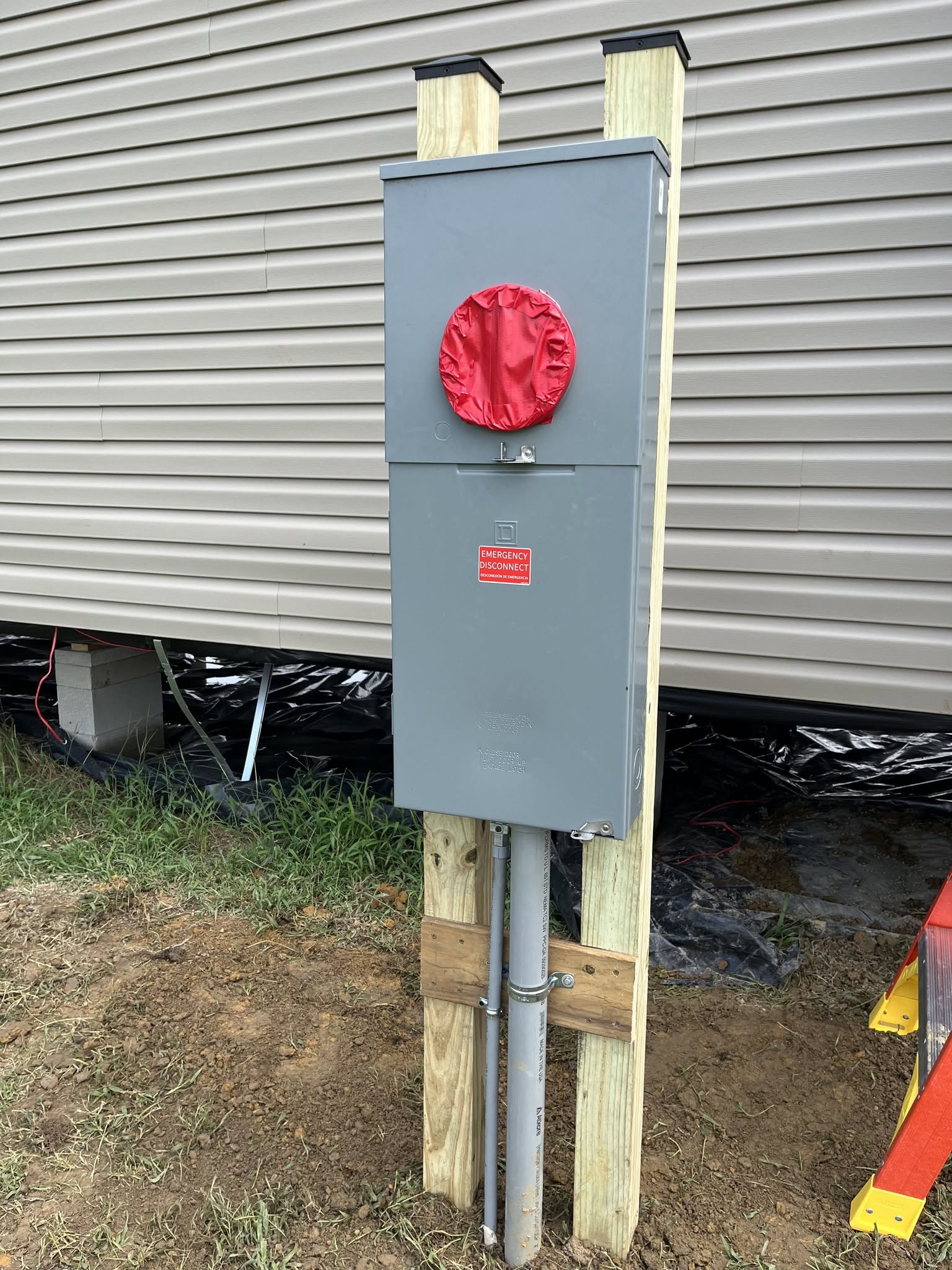 200 amp residential electrical panel installation